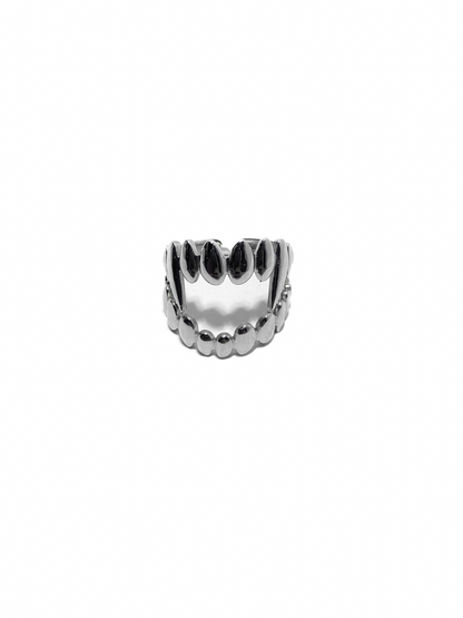 SILVER GRILLZ ANILLO